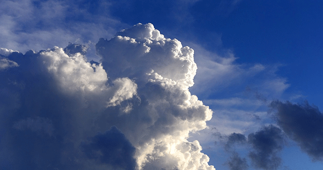 Piled clouds