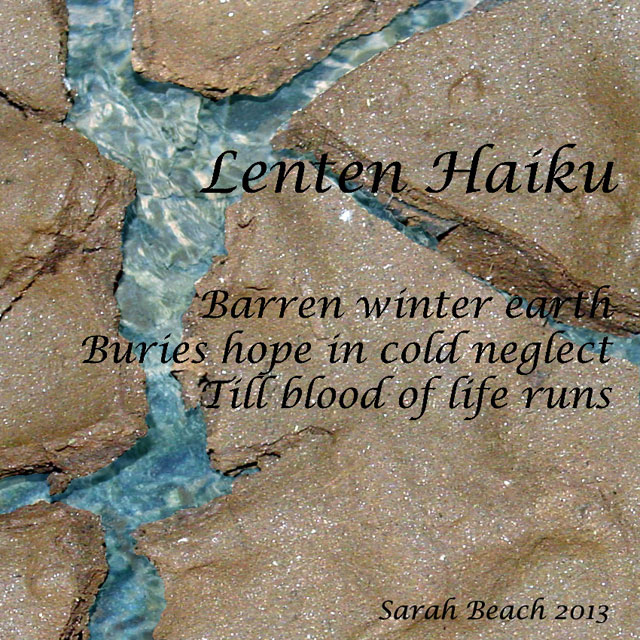 A haiku for Lent