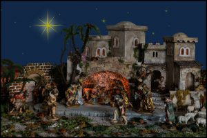 A Bethlehem creche scene