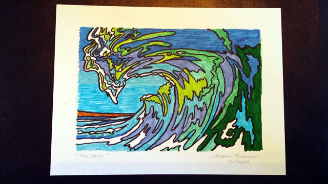 scribblerworks-art-card-wave