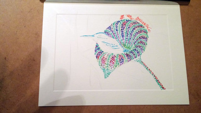 scribblerworks-art-card-hummingbird-process-1