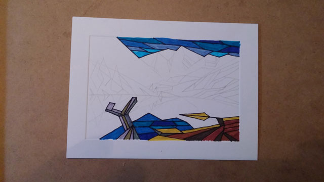 scribblerworks-art-card-mountain-lake-p1